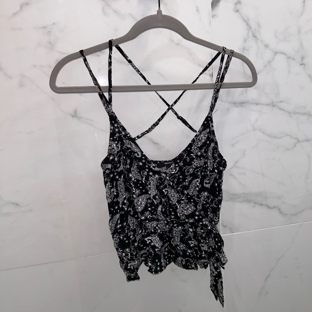 Strappy tank top